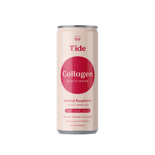 Natural Raspberry Sparkling Collagen Water