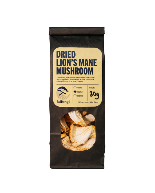 Dried Fal Fungi - Lion's Mane Florets