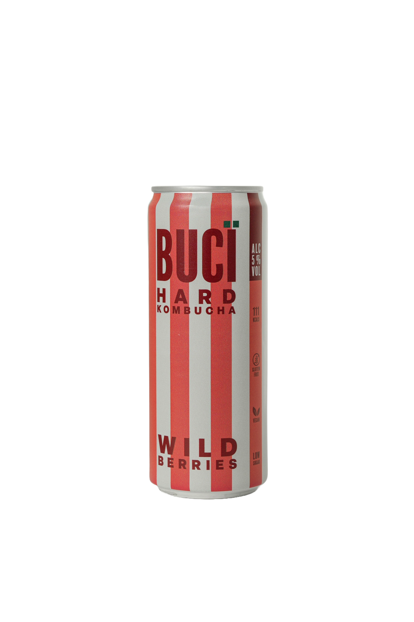 Wild Berries Hard Kombucha - 12 x 330ml Cans - 5% ABV