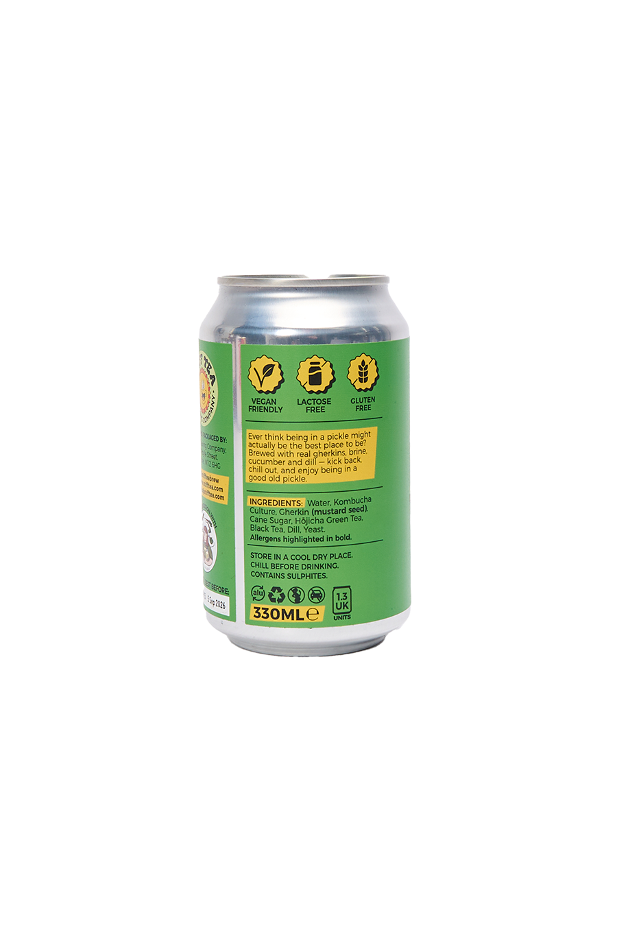 In A Pickle': Hard Pickle Juice Kombucha (4.5%)